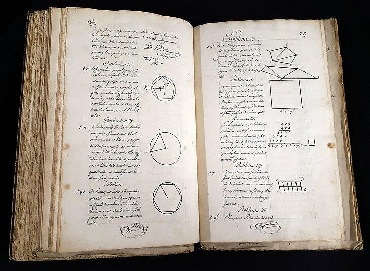 Un cours de maths du XVIIIe siècle